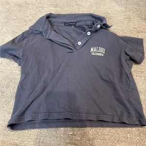 Brandy Melville Navy Crop Top